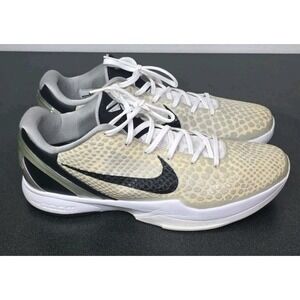 Nike‎ Kobe 6 TB White Black 2011 Men 14 Basketball Sneakers EUC